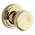 Kwikset Abbey Half Dummy Knob, Bright Polished Brass 788A-3GC